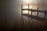 A Dock & Foggy Night_31591